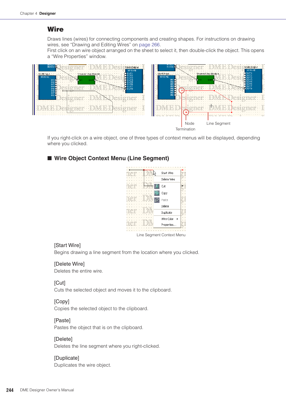 Wire | Yamaha DME User Manual | Page 244 / 501