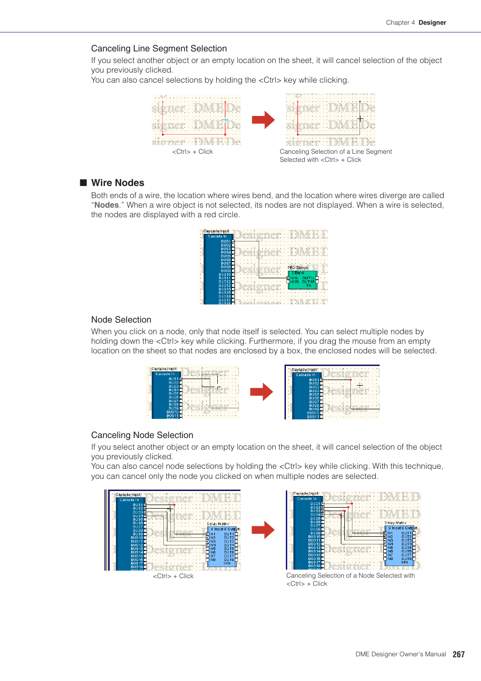 Wire nodes | Yamaha DME User Manual | Page 267 / 501