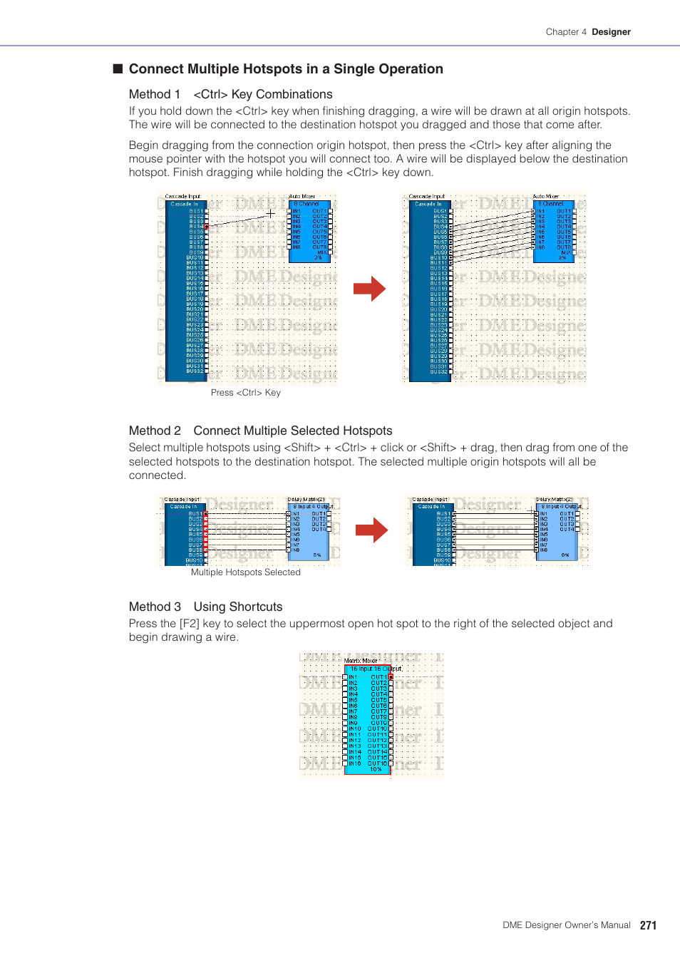 Connect multiple hotspots in a single operation | Yamaha DME User Manual | Page 271 / 501