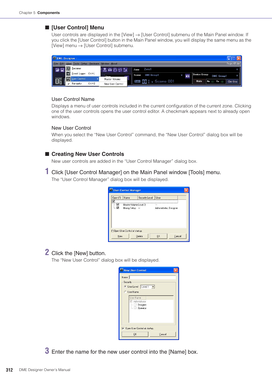 Yamaha DME User Manual | Page 312 / 501