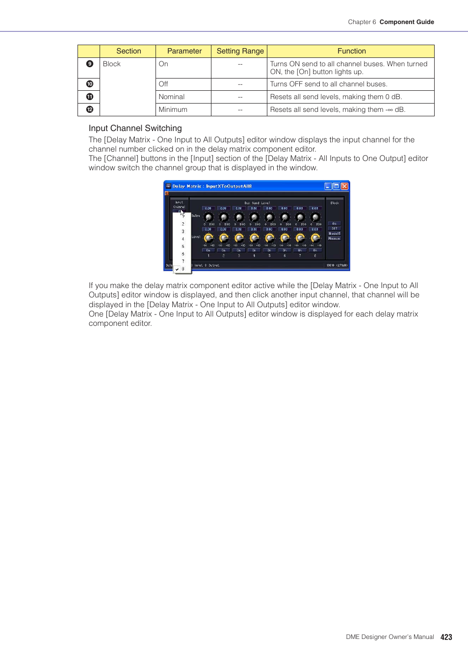 Yamaha DME User Manual | Page 423 / 501