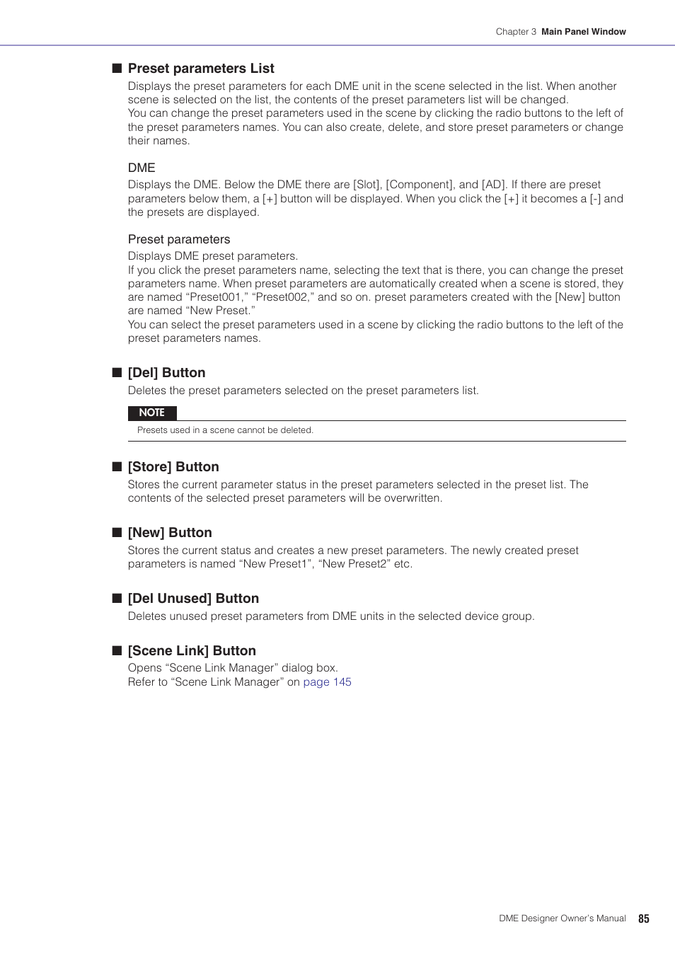 Yamaha DME User Manual | Page 85 / 501