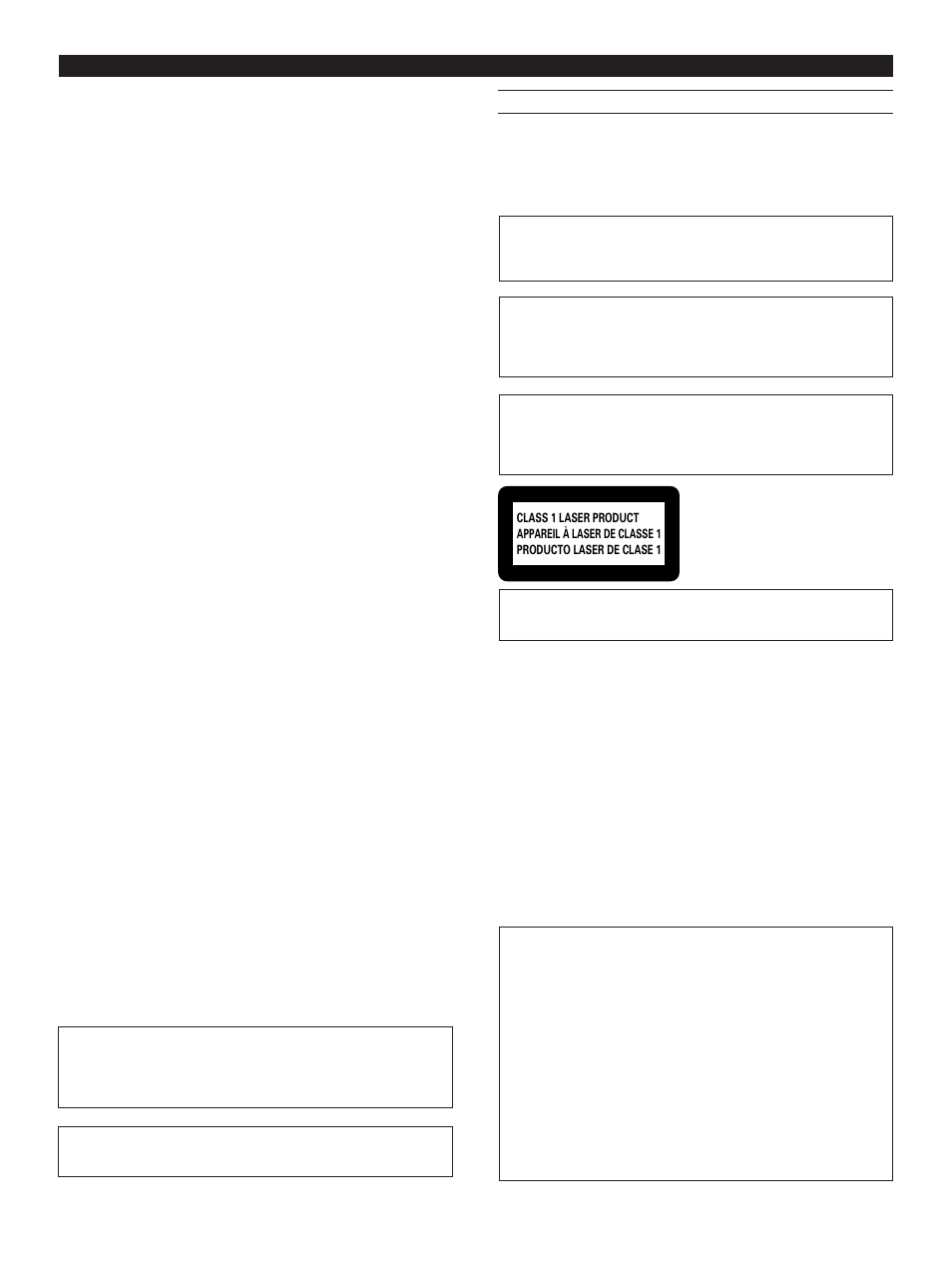 Precautions: read this before operating your unit | Yamaha CC-70W User Manual | Page 5 / 51