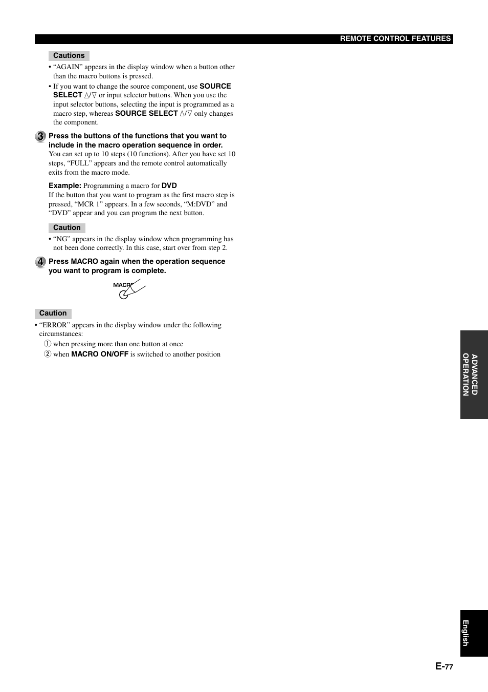 Yamaha DSP-AZ1 User Manual | Page 79 / 110