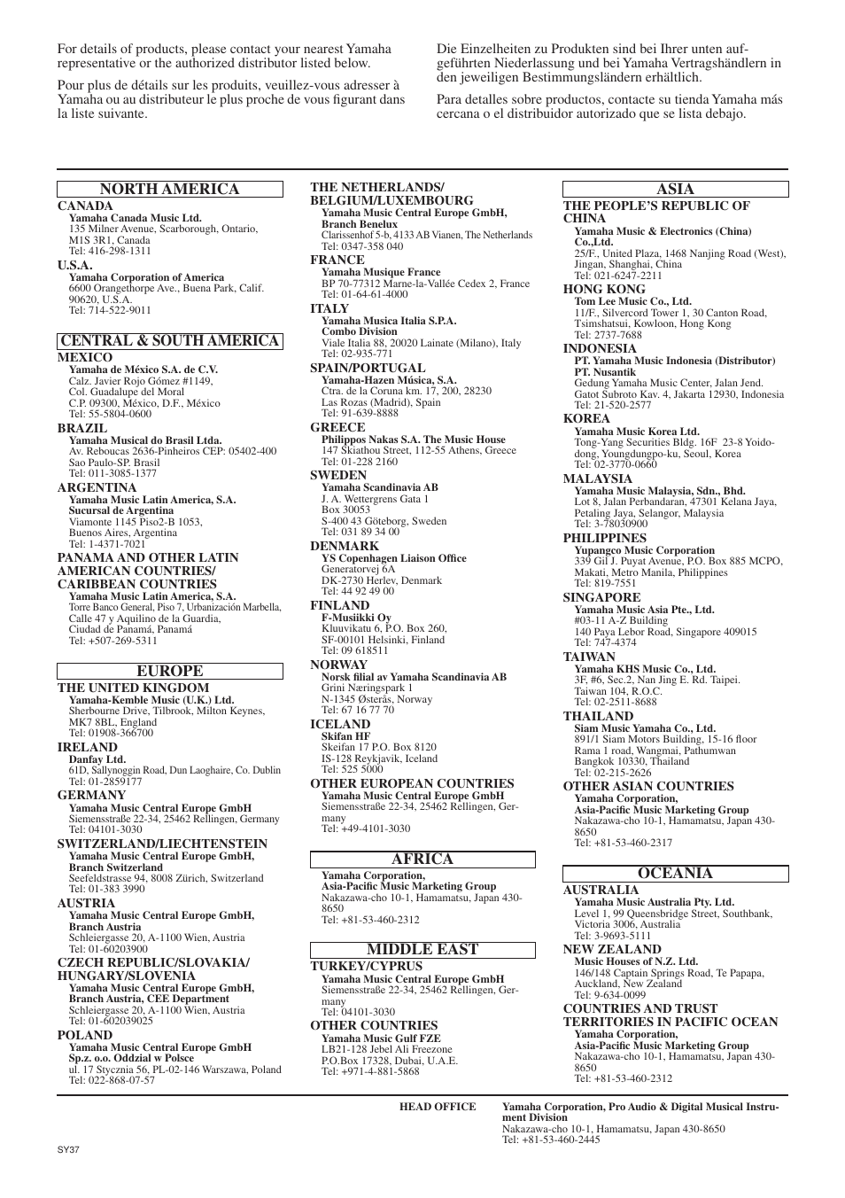 Yamaha GO46 User Manual | Page 28 / 29