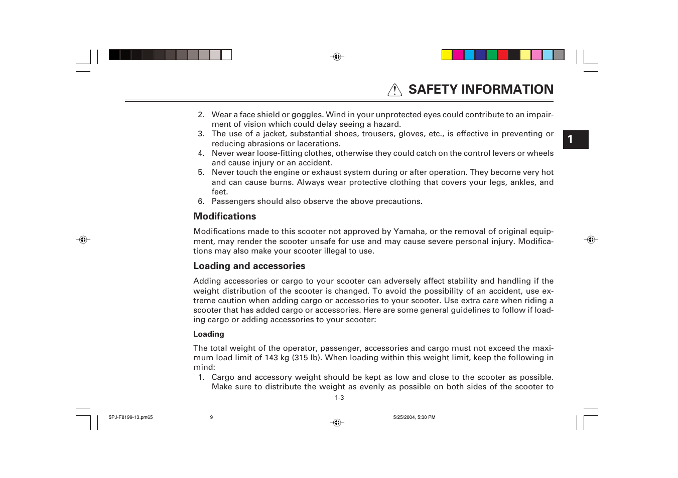 Q safety information | Yamaha YW50T User Manual | Page 11 / 77