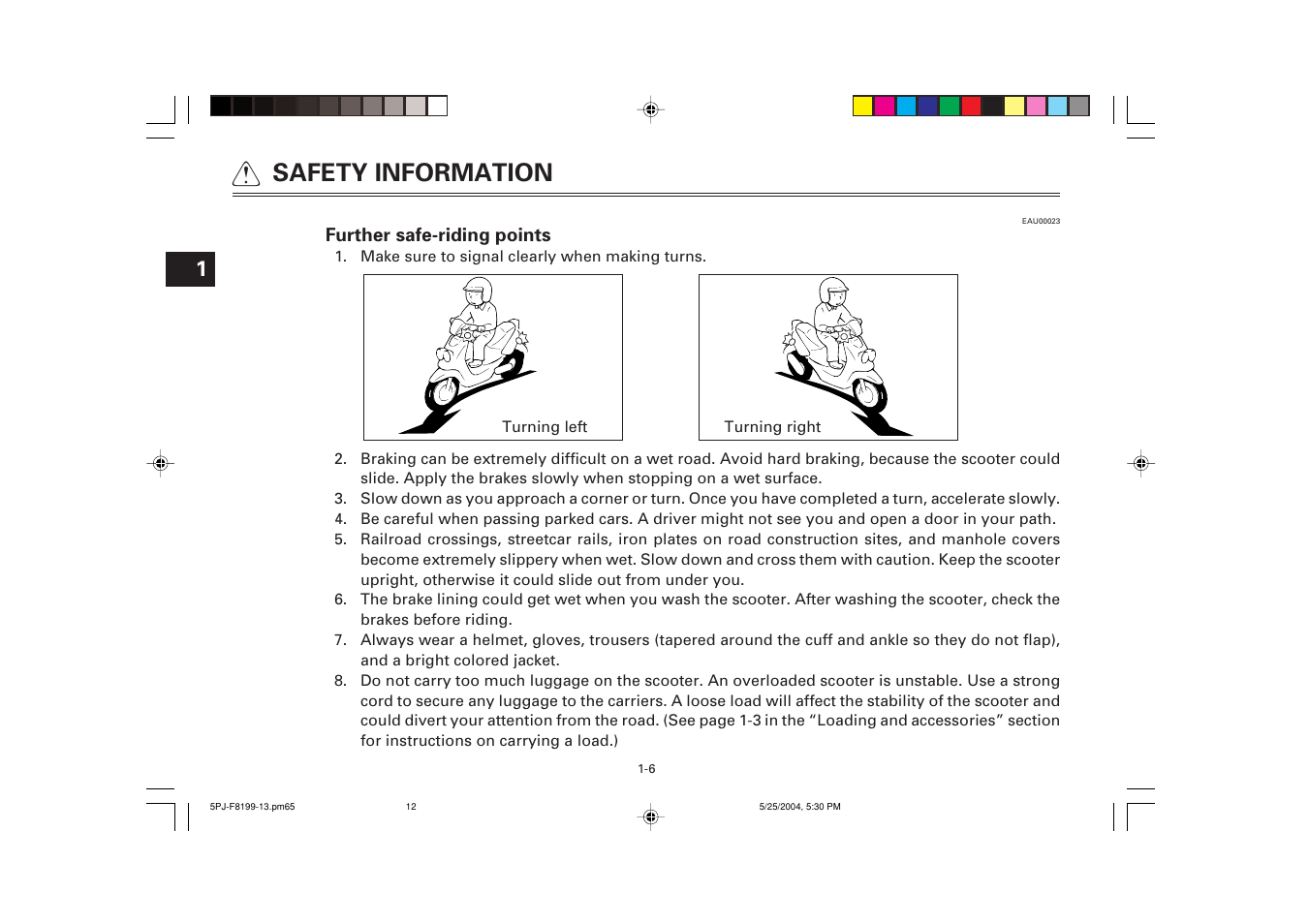 Q safety information | Yamaha YW50T User Manual | Page 14 / 77