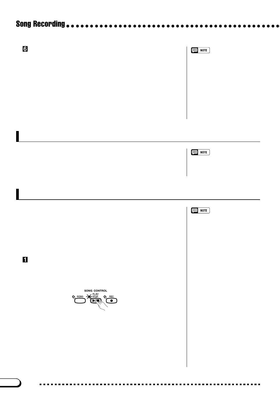 Adding new tracks, Punch-in/out recording, Song recording | Nstop recording, Zplay back the song | Yamaha CVP-103M  EN User Manual | Page 118 / 178
