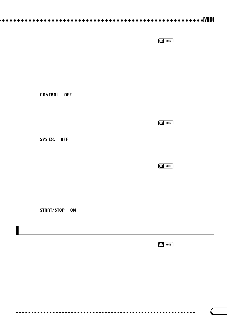 Function [midi 3] display — page 11, Midi, Receive filter | Yamaha CVP-103M  EN User Manual | Page 149 / 178