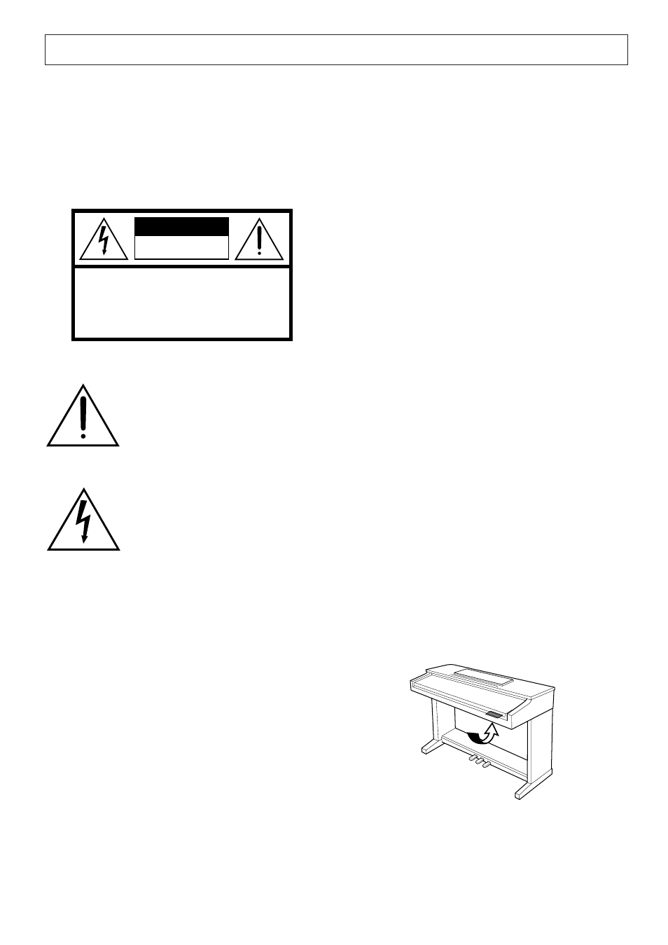 Special message section, Caution | Yamaha CVP-103M  EN User Manual | Page 2 / 178