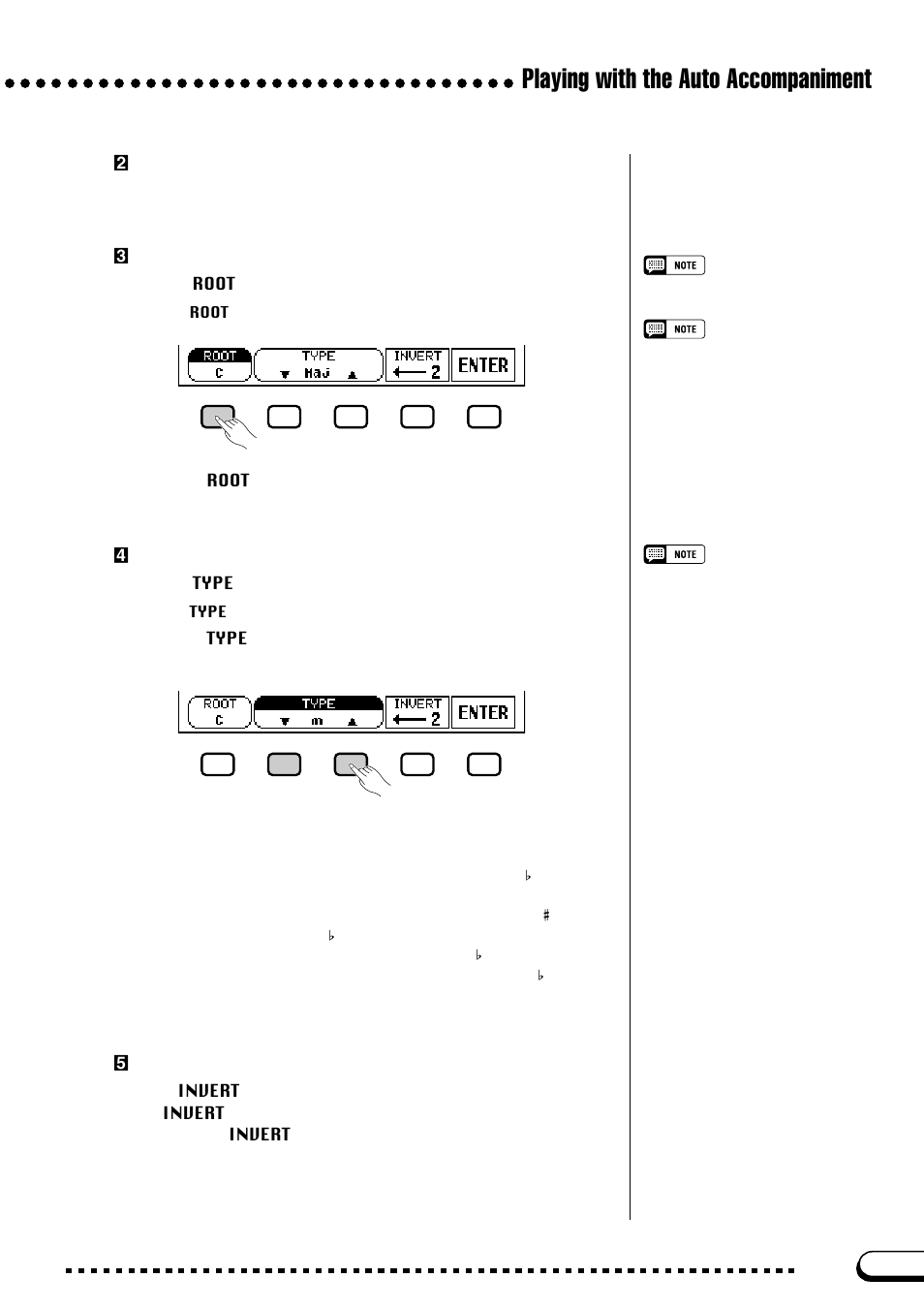 Playing with the auto accompaniment | Yamaha CVP-103M  EN User Manual | Page 63 / 178