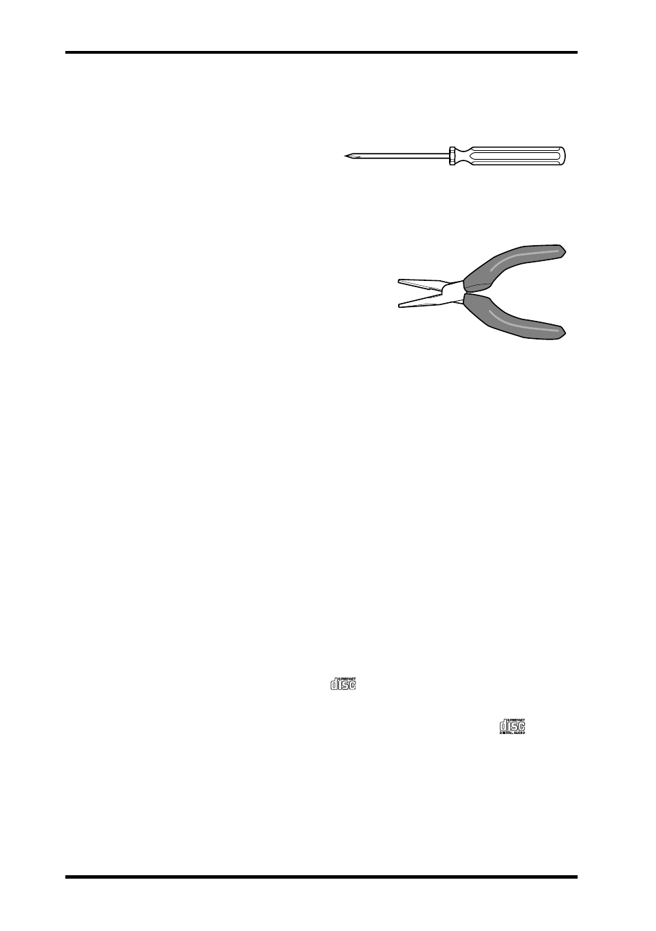 Tools, Discs, Tools discs | Yamaha CRW2216E-NB User Manual | Page 10 / 25