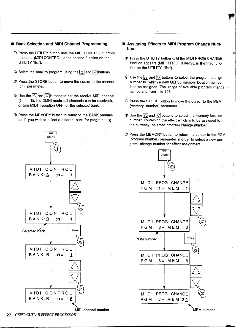 Yamaha GEP50 User Manual | Page 26 / 100