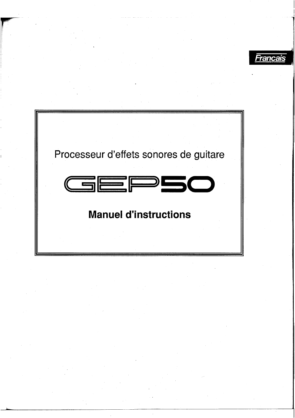 Yamaha GEP50 User Manual | Page 31 / 100