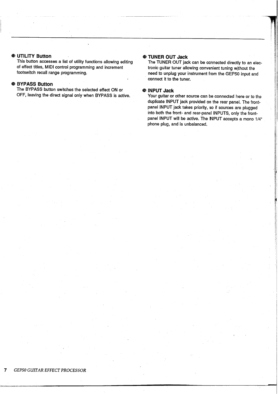 Yamaha GEP50 User Manual | Page 6 / 100