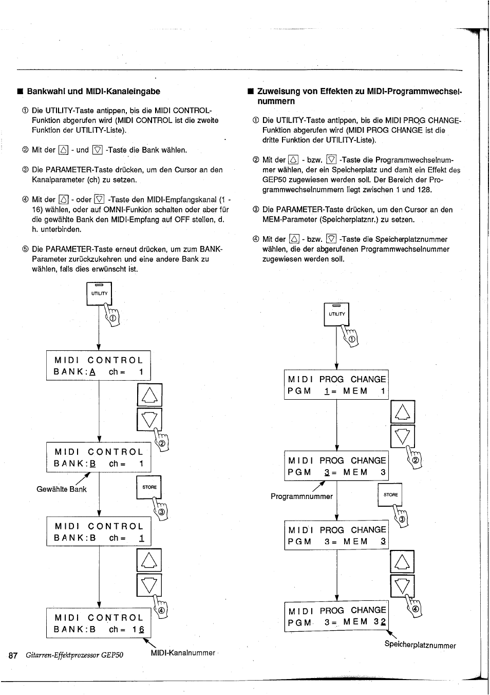 Yamaha GEP50 User Manual | Page 85 / 100