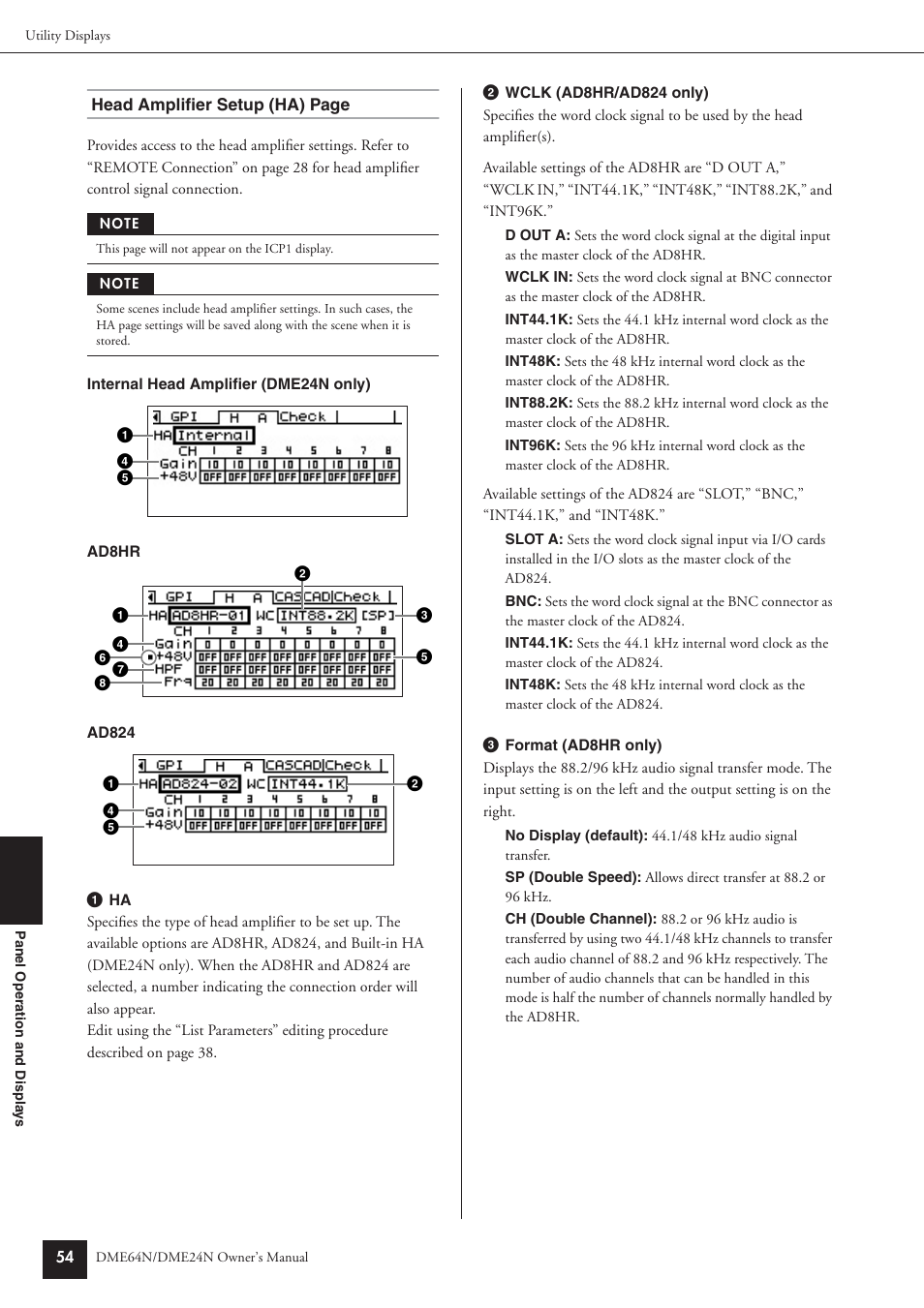 Yamaha DME64N User Manual | Page 54 / 80