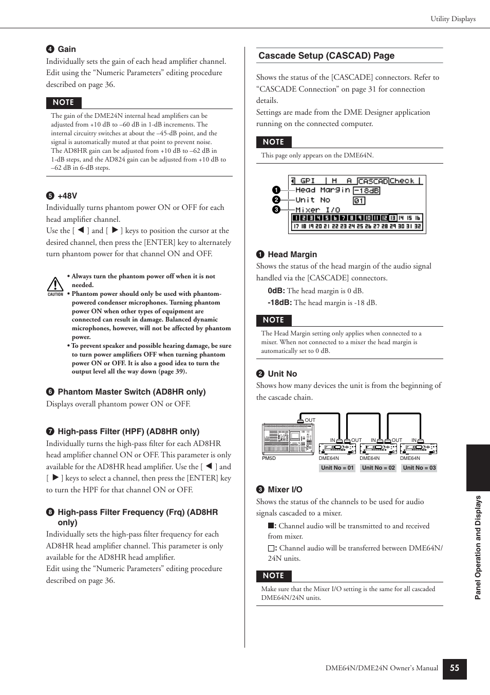 Yamaha DME64N User Manual | Page 55 / 80