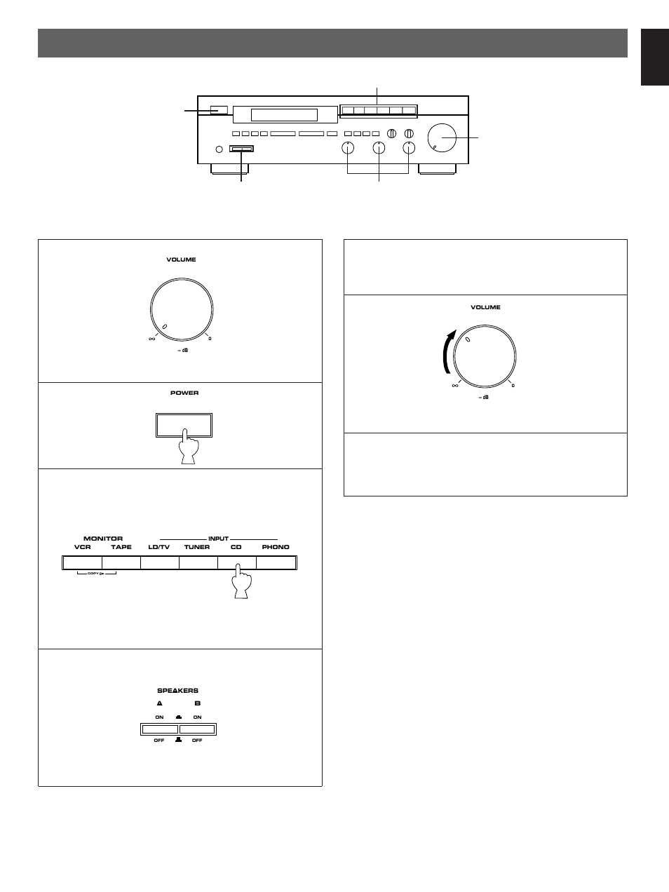 Operations, English | Yamaha RX-V480 User Manual | Page 13 / 29
