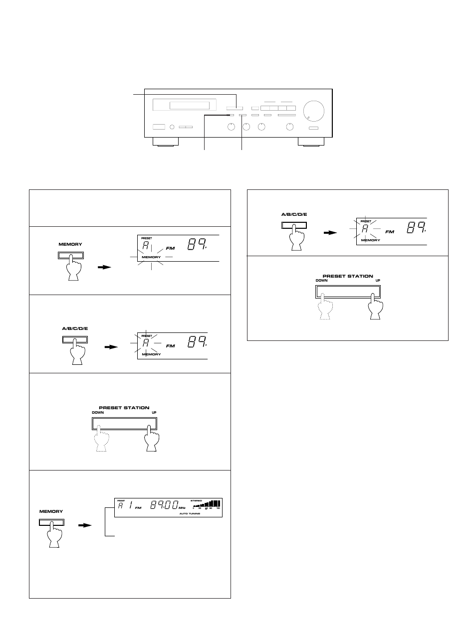 11 preset tuning | Yamaha R-85 User Manual | Page 11 / 16