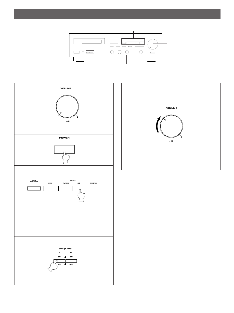 Operations | Yamaha R-85 User Manual | Page 7 / 16