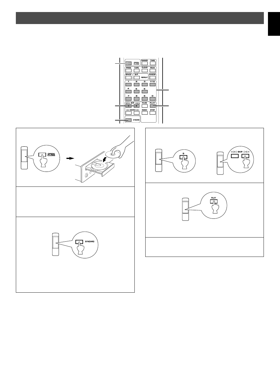 Cd synchronized recording, English | Yamaha CDX-10 User Manual | Page 17 / 20