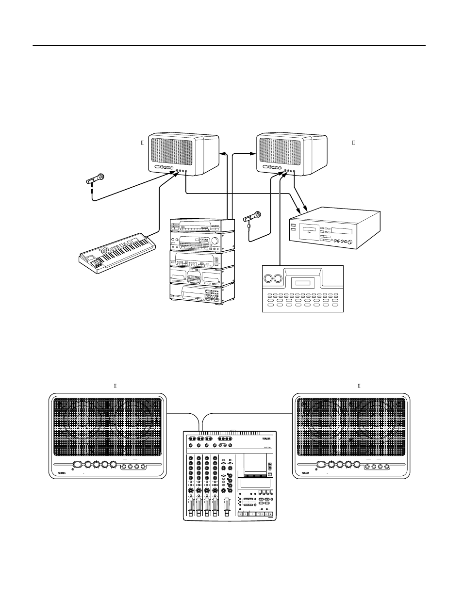 Exemples de configuration | Yamaha MS2022 User Manual | Page 12 / 21