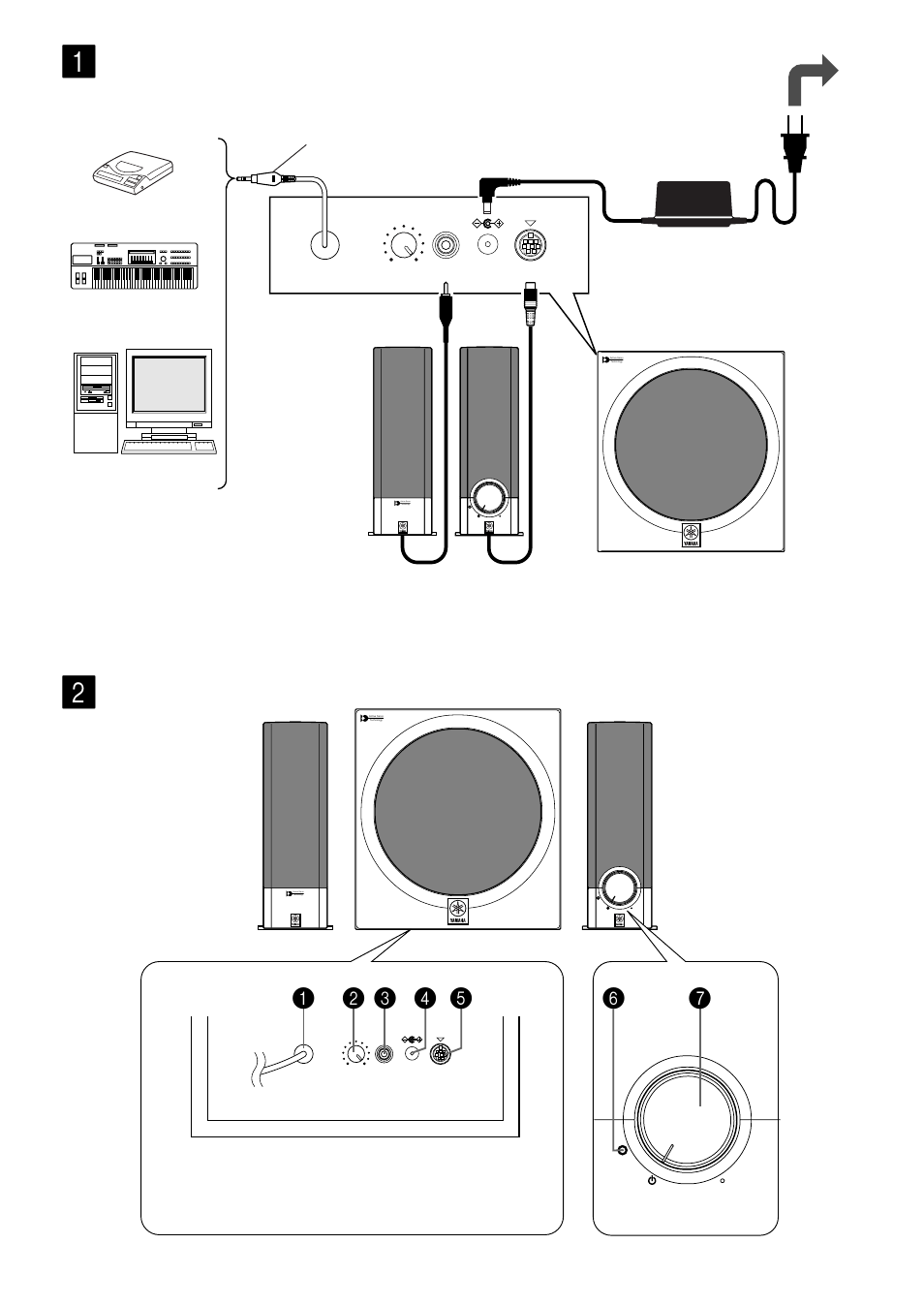 Active servo technology | Yamaha YST-MS201 User Manual | Page 4 / 7