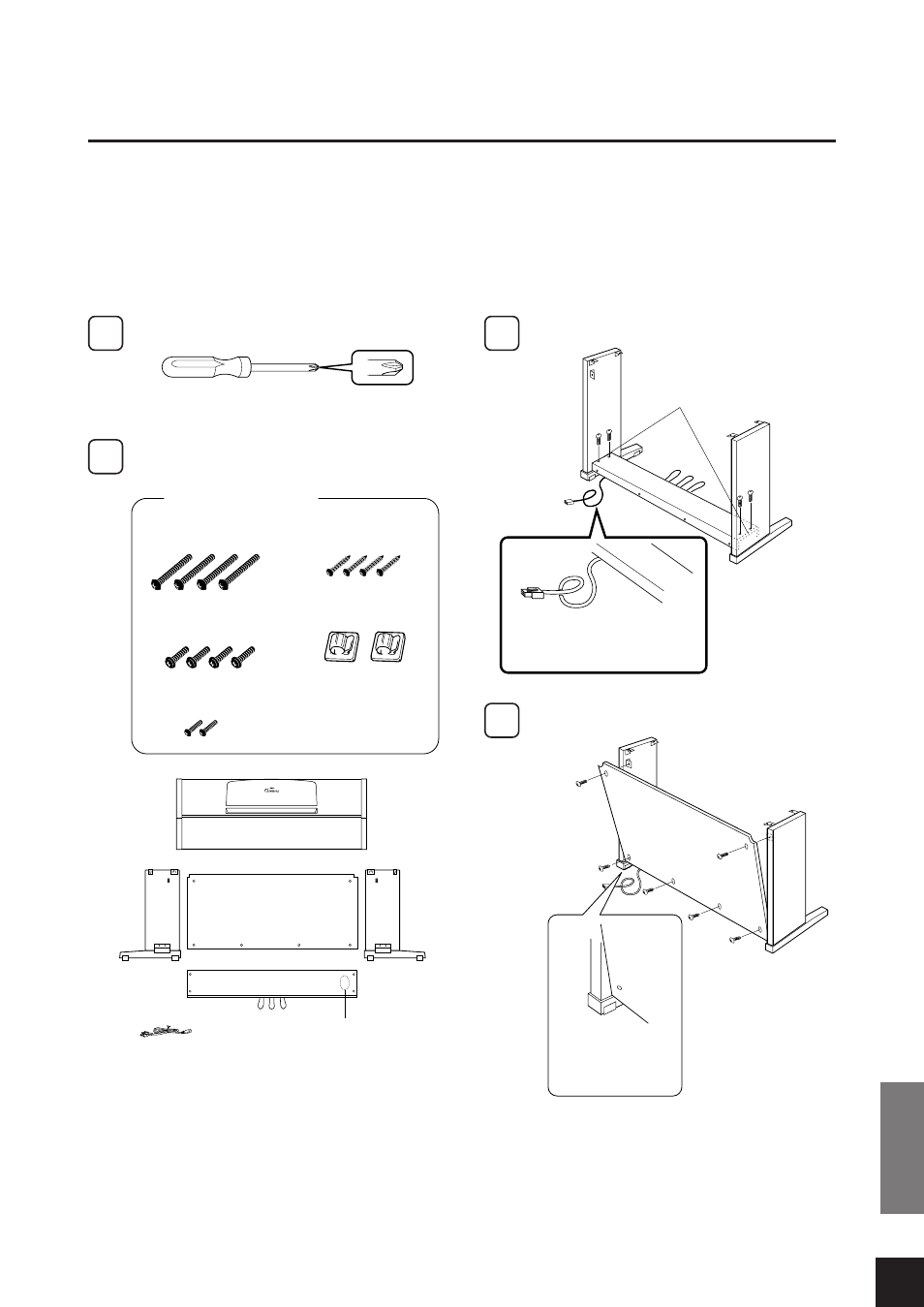 J-3000の組み立て方 | Yamaha J-3000 User Manual | Page 51 / 56