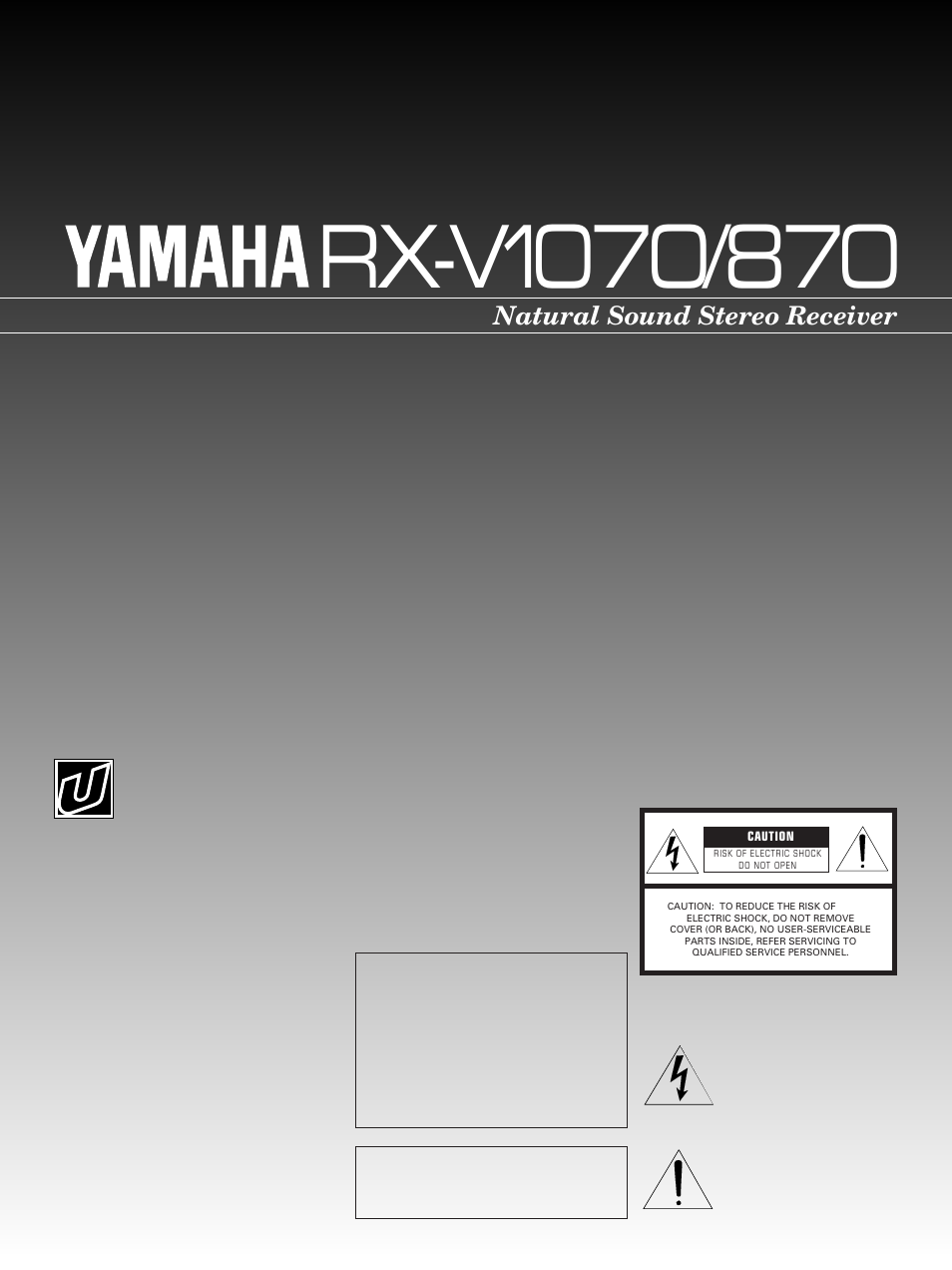 Yamaha RX-V870 User Manual | 31 pages