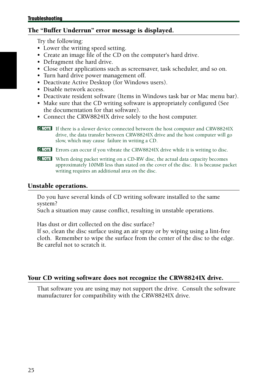 Yamaha CRW8824IX Series User Manual | Page 34 / 44