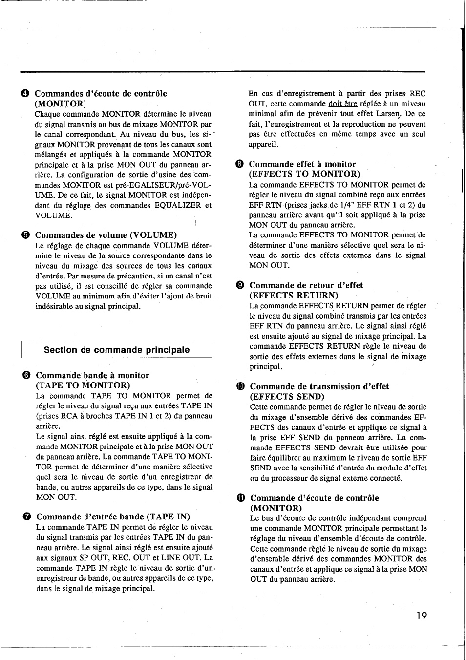 Yamaha EM1620 User Manual | Page 21 / 48