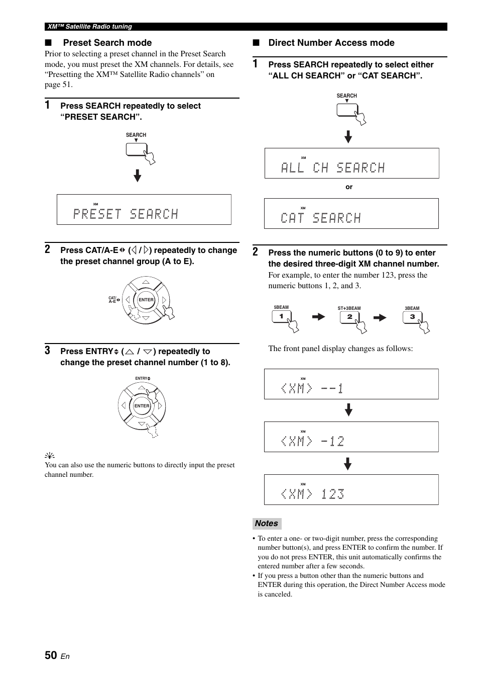 And 50) | Yamaha Digital Sound Projector YSP-3050 User Manual | Page 54 / 118