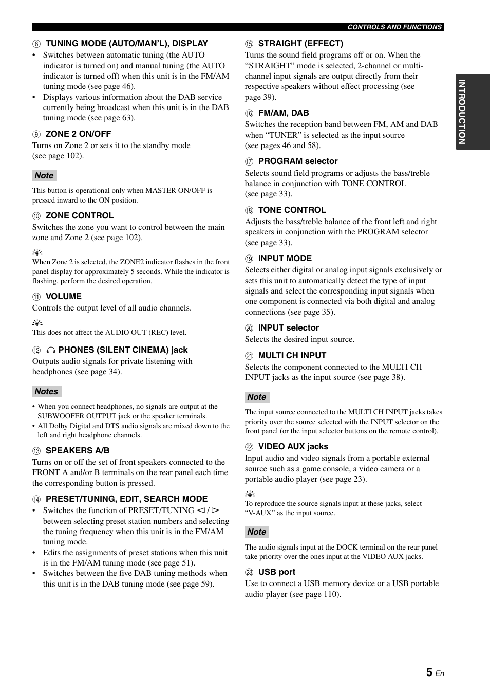 Yamaha RX-N600D User Manual | Page 7 / 142