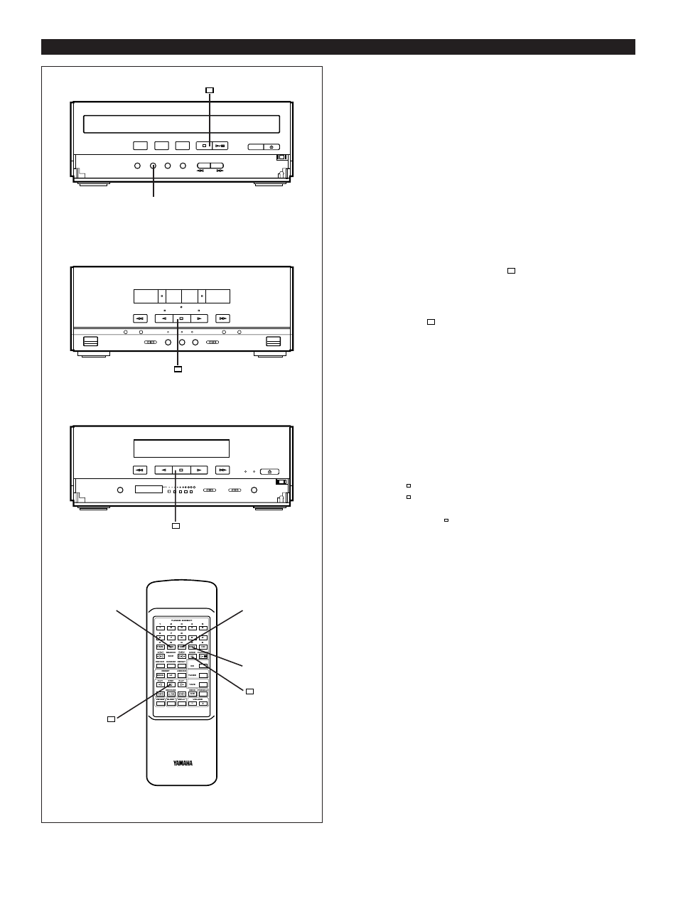 36 recording compact discs, Cd player, Tape deck (kxw-s70) tape deck (kx-s90) | Follow steps 1–6 on the previous page, Press the program button, Press the tape button. “ap a, Empty | Yamaha CC-70S User Manual | Page 38 / 51