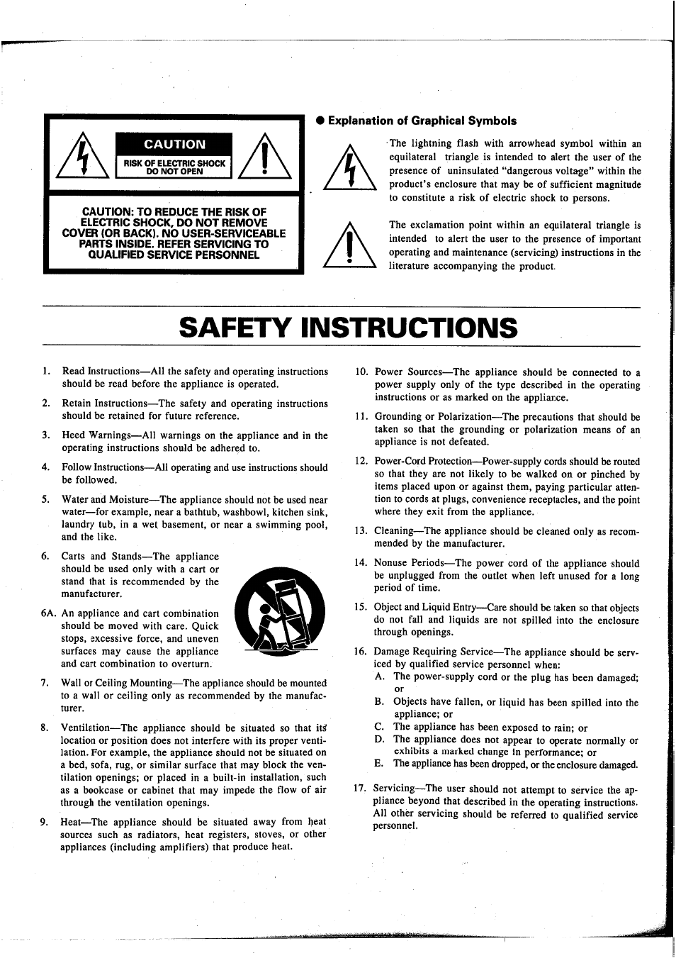 Safety instructions | Yamaha AM802 User Manual | Page 2 / 38