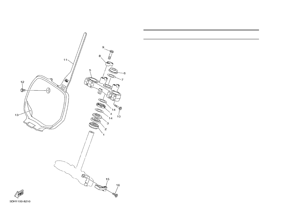 Steering | Yamaha YZ125K1 User Manual | Page 29 / 53