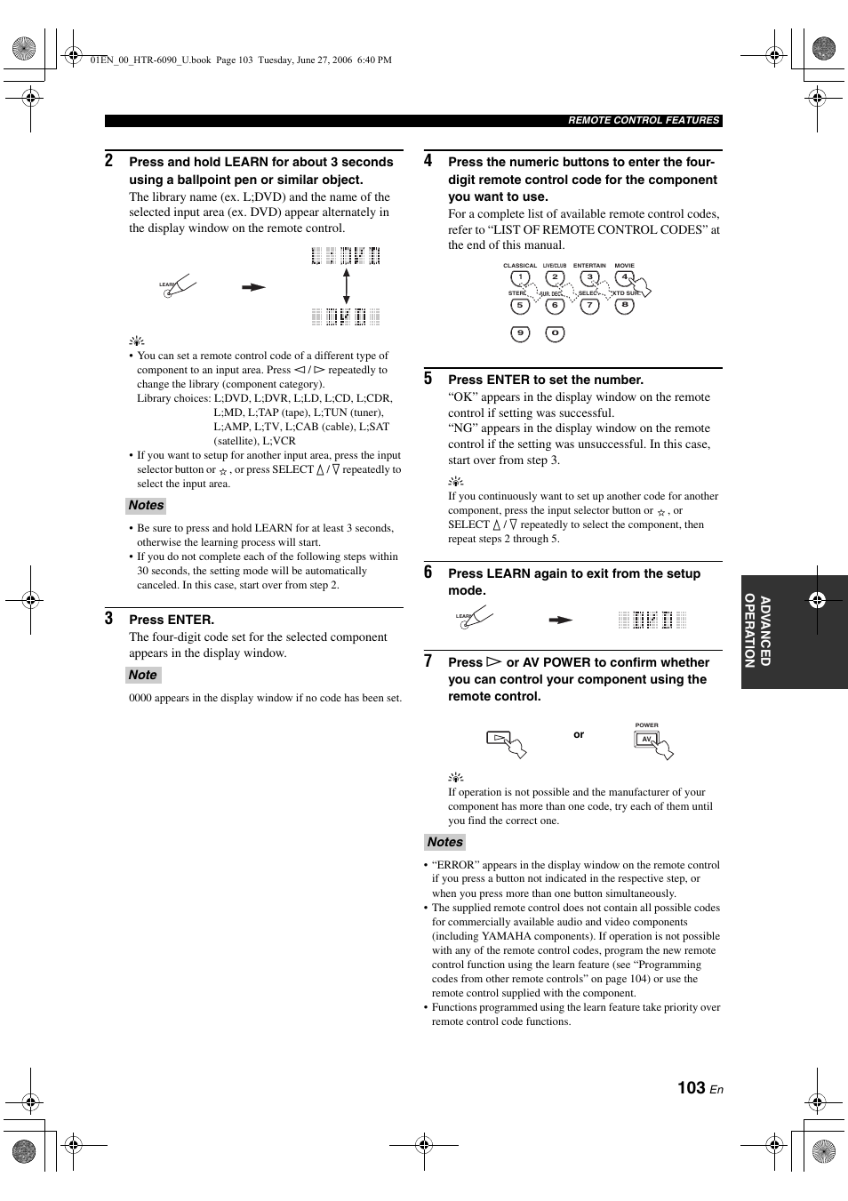 Yamaha HTR-6090 User Manual | Page 107 / 152
