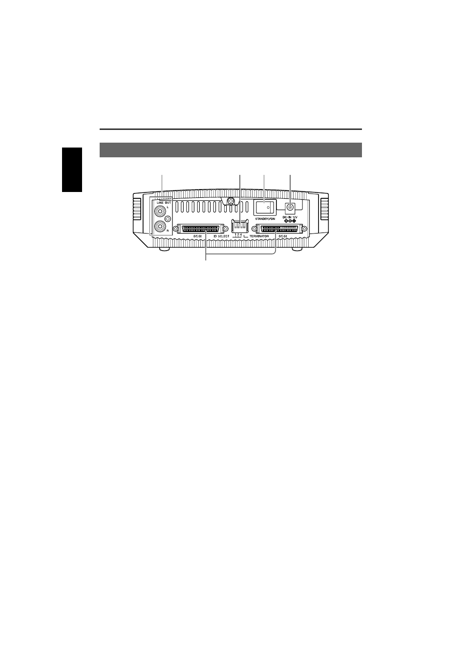 Rear panel | Yamaha CD Recordable/Rewritable Drive CRW-F1SX User Manual | Page 12 / 52