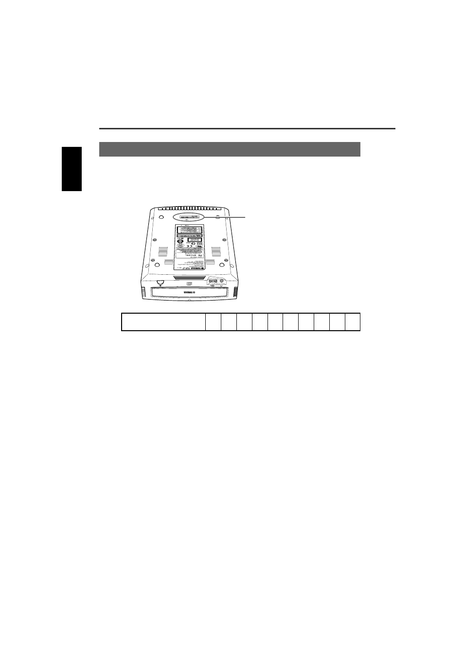 Preparing the crw-f1sx drive, Serial number | Yamaha CD Recordable/Rewritable Drive CRW-F1SX User Manual | Page 20 / 52