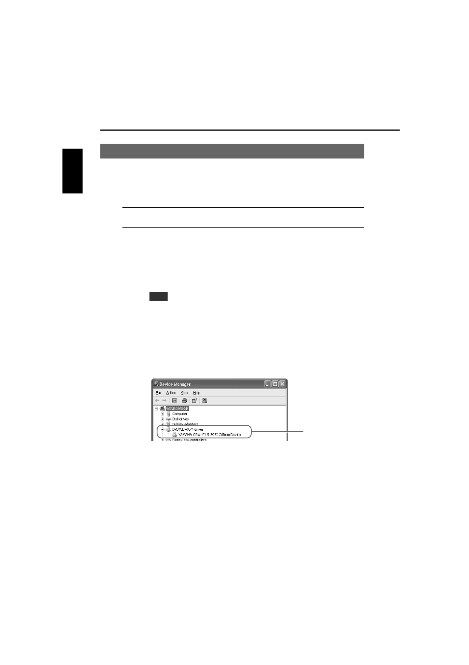 3 check recognition of the crw-f1sx drive | Yamaha CD Recordable/Rewritable Drive CRW-F1SX User Manual | Page 28 / 52