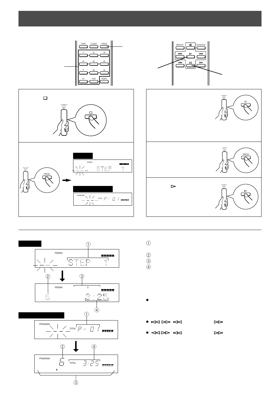 Program play, Program play 1 | Yamaha CDX-396 User Manual | Page 18 / 28