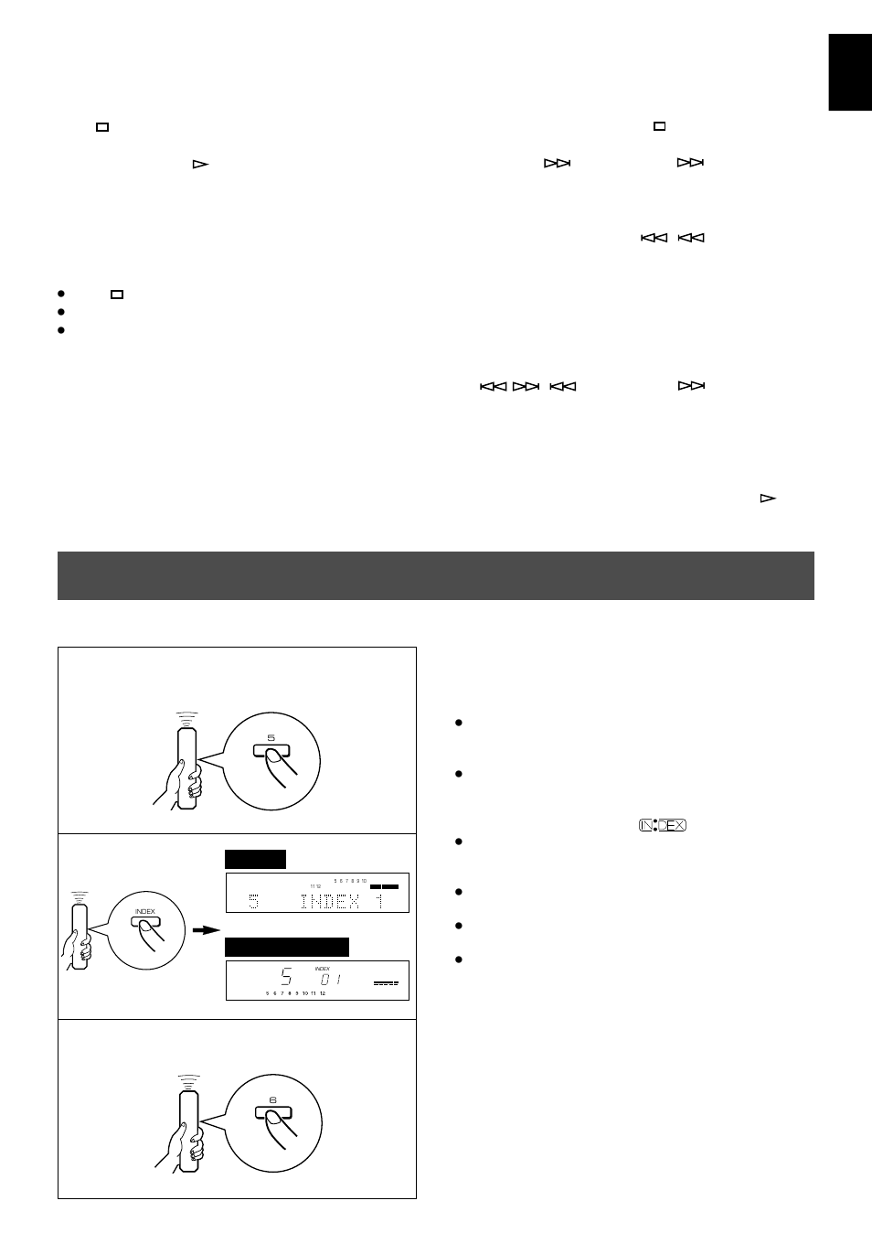 Index search, Index search 1, English | Yamaha CDX-396 User Manual | Page 19 / 28