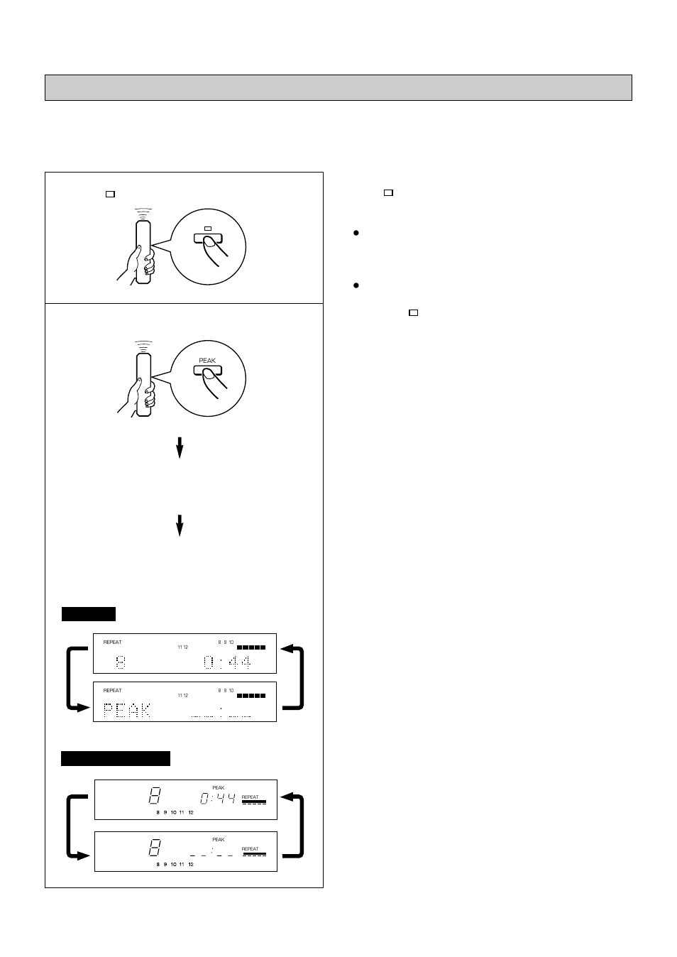 Automatic searching for the peak level on a disc | Yamaha CDX-396 User Manual | Page 24 / 28