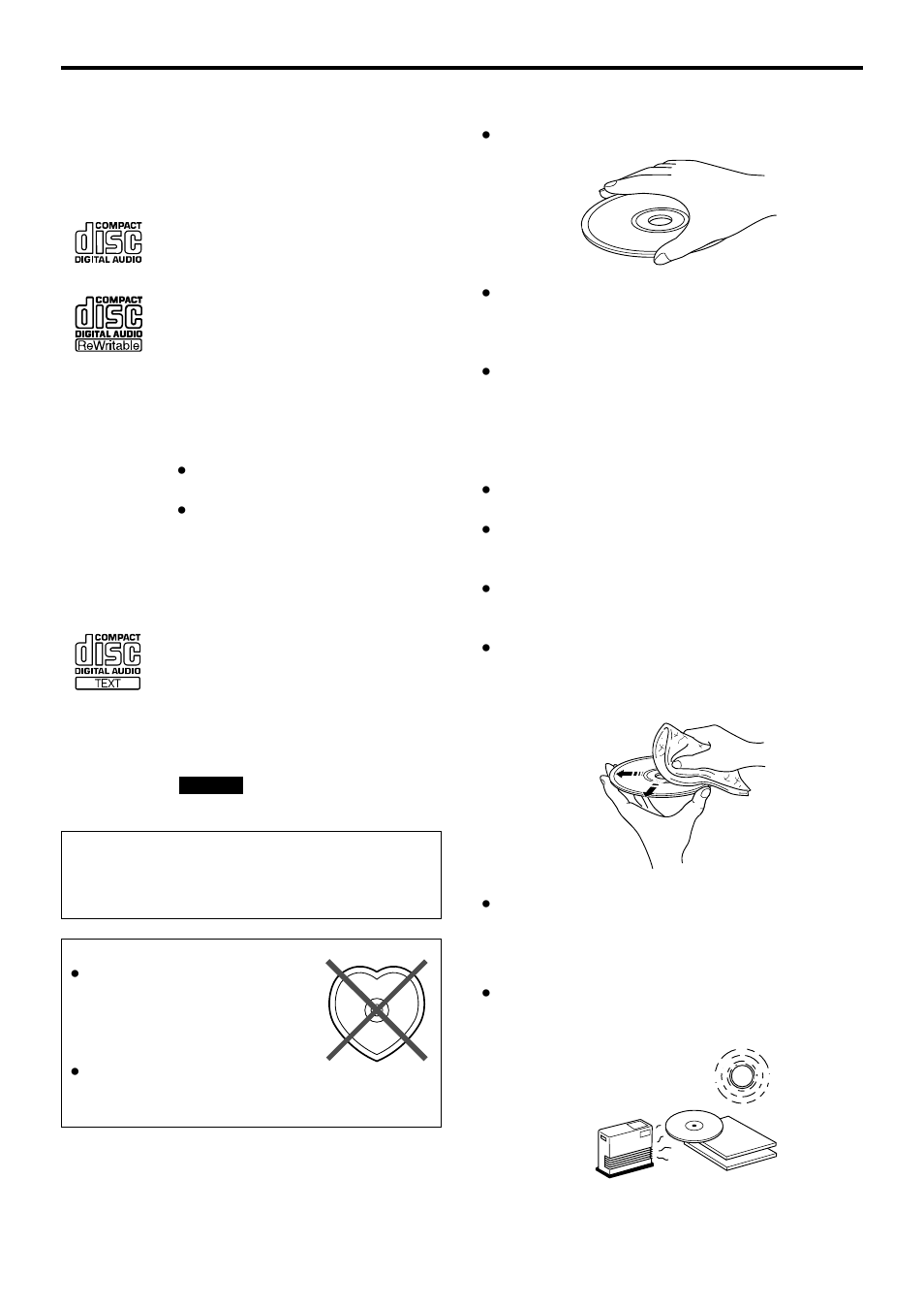 Notes about discs | Yamaha CDX-396 User Manual | Page 6 / 28