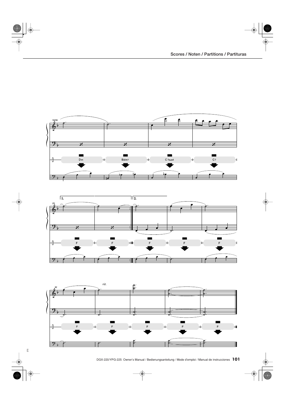 Yamaha DGX-220 User Manual | Page 101 / 124