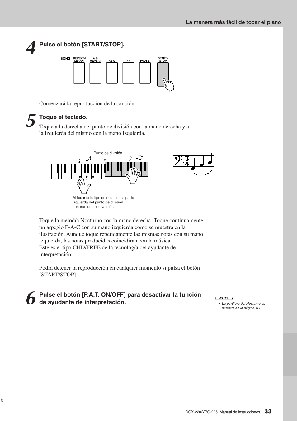Yamaha DGX-220 User Manual | Page 33 / 124