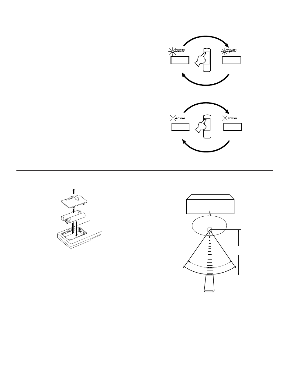 Notes about the remote control transmitter, Standby mode | Yamaha AX-570 User Manual | Page 11 / 14