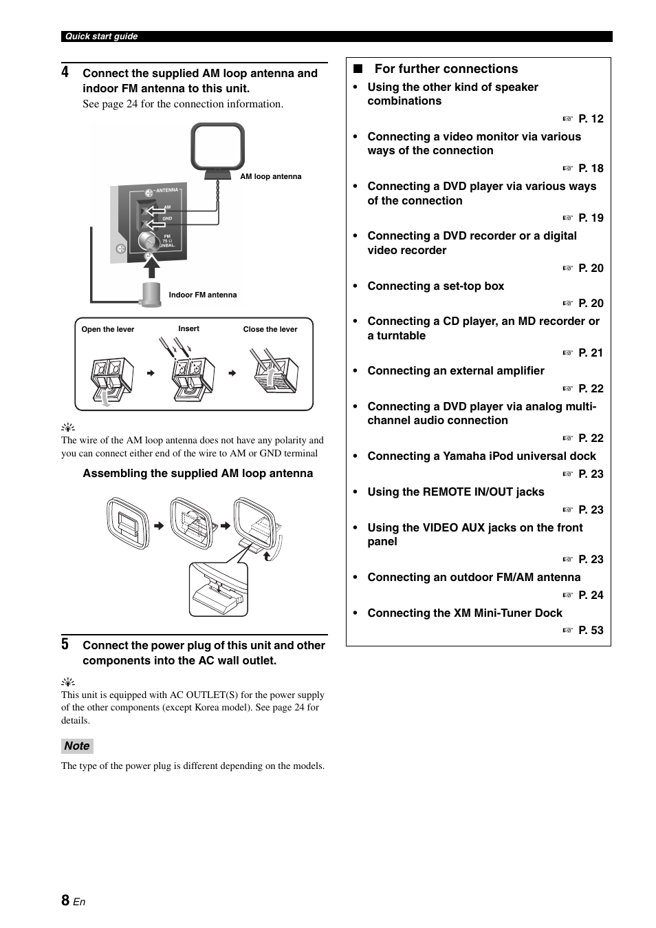 Yamaha RX-V661 User Manual | Page 12 / 130