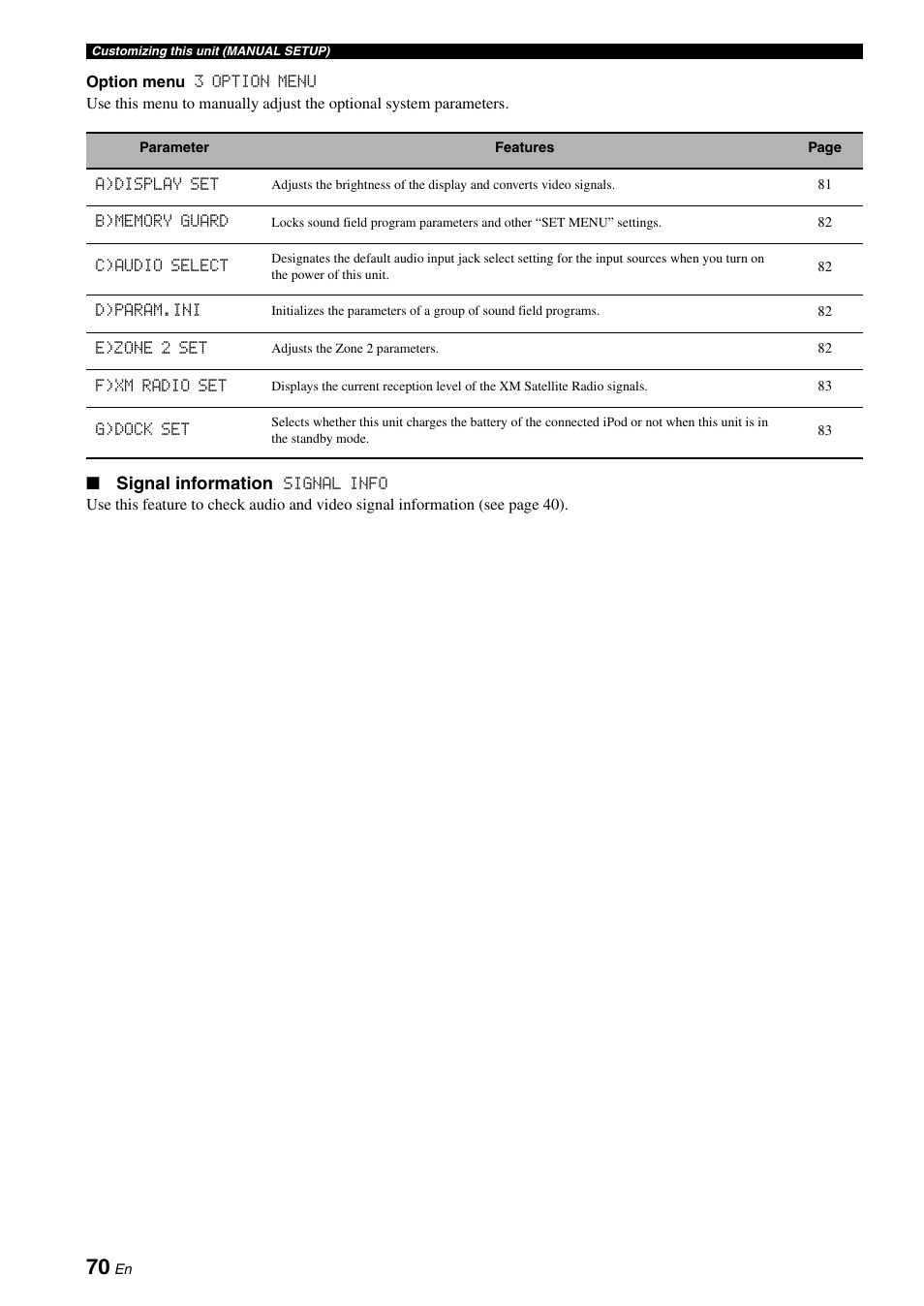 Yamaha RX-V661 User Manual | Page 74 / 130